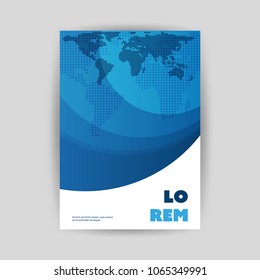 Modern Style Flyer or Cover Design for Your Business - Applicable for Reports, Presentations, Placards, Posters - Creative EPS10 Vector Template