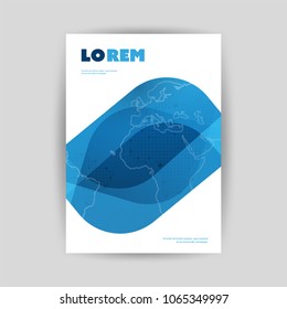 Modern Style Flyer or Cover Design for Your Business - Applicable for Reports, Presentations, Placards, Posters - Creative EPS10 Vector Template