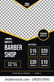 Modern style flyer template A4 size with bleeds high resolution vector compatible with your business