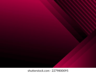 Fondo oscuro de la presentación de la línea roja del marco de estilo moderno. ilustración vectorial.