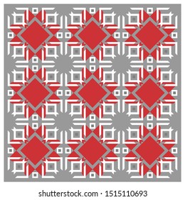 MODERN STYLE OF GEOMETRIC ORNAMENT SHAPE