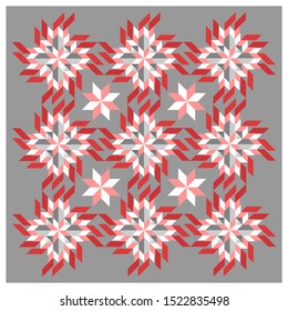 MODERN STYLE OF GEOMETRIC ORNAMENT SHAPE