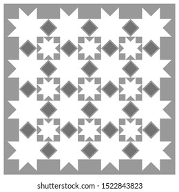 MODERN STYLE OF GEOMETRIC ORNAMENT SHAPE