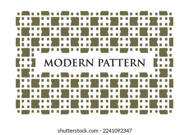 Modern Style Geometric Seamless Pattern Simple Print Vector Repeating Texture