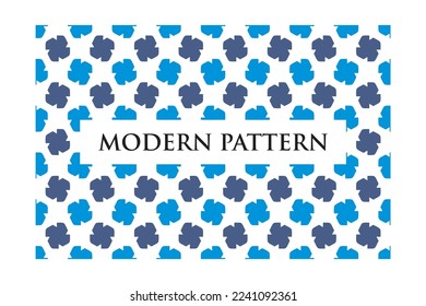 Estilo moderno Patrón geométrico sin soldadura Vector de impresión simple Textura repetitiva