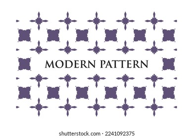 Modern Style Geometric Seamless Pattern Simple Print Vector Repeating Texture