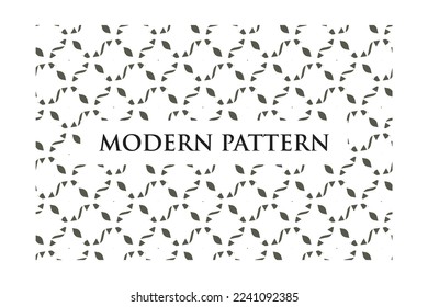 Modern Style Geometric Seamless Pattern Simple Print Vector Repeating Texture