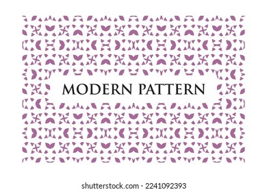 Estilo moderno Patrón geométrico sin soldadura Vector de impresión simple Textura repetitiva
