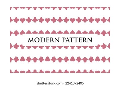 Estilo moderno Patrón geométrico sin soldadura Vector de impresión simple Textura repetitiva