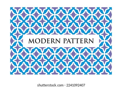 Estilo moderno Patrón geométrico sin soldadura Vector de impresión simple Textura repetitiva