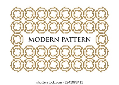 Modern Style Geometric Seamless Pattern Simple Print Vector Repeating Texture