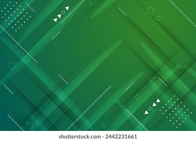 Modern style geometric shapes background