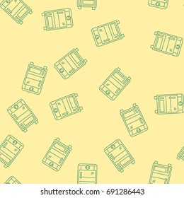 Modern Style House Heating Theme Vector Seamless Pattern. Perfect for site background, package and other endless fill.