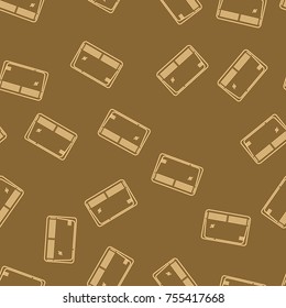 Modern Style House Heating Theme Vector Seamless Pattern. Perfect for site background, package and other endless fill.