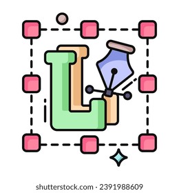     Modern style icon of transformation tool 
