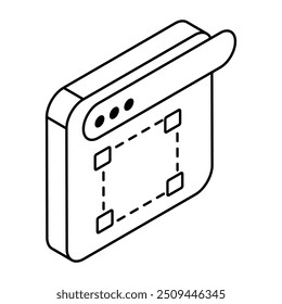      Icono de estilo moderno de la herramienta de transformación 