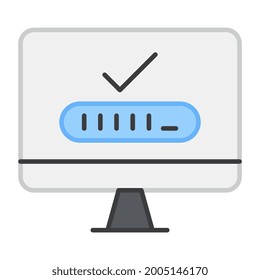 Un icono de estilo moderno en un equipo verificado 
