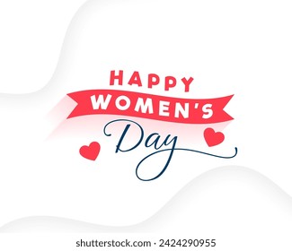 modern style international womens day holiday background design vector