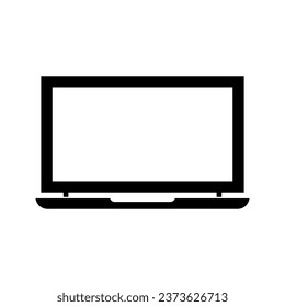 modern style laptop computer vector icon