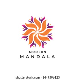 Modern style of Mandala best for Logo or Ornament template