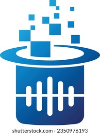 Modern style network vector logo