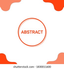 Estilo moderno Orange Abstract Background