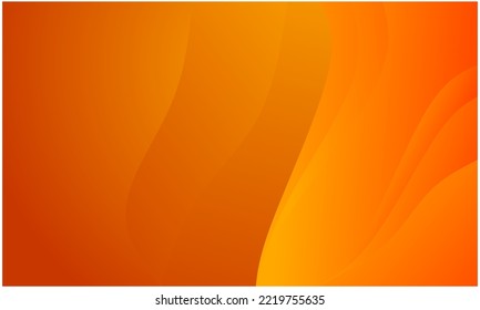 Modern style orange gradient abstract wave background for poster, banner, presentation etc