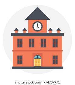 
A modern style post office icon in flat vector design
