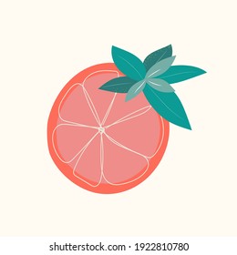 afiche imprimible de estilo moderno con naranja. estilo plano.