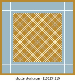 modern style scarf pattern