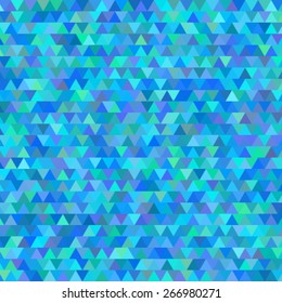 Modern style sea Design website banners background page. Vector Illustration EPS 10. Geometric concept triangle mosaic blue cool gamma colors for grunge backdrop presentation