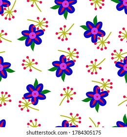 Decoración moderna y sin fisuras. Diseño de vectores para papel, impresiones, tela, decoración interior y otros usuarios