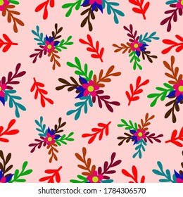 Modern style seamless decorative pattern. Vector design for paper, prints, fabric, interior decor and other users