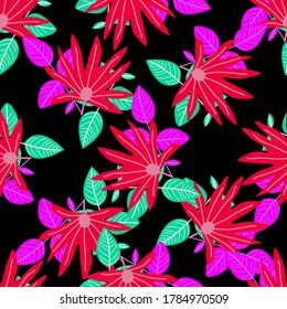 Modern style seamless decorative pattern. Vector design for paper, prints, fabric, interior decor and other users