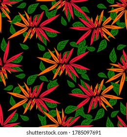 Modern style seamless decorative pattern. Vector design for paper, prints, fabric, interior decor and other users