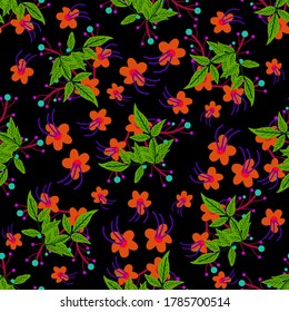 Modern style seamless decorative pattern. Vector design for paper, prints, fabric, interior decor and other users