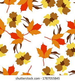 Modern style seamless decorative pattern. Vector design for paper, prints, fabric, interior decor and other users