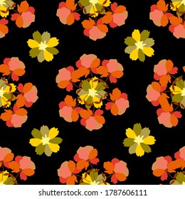 Decoración moderna y sin fisuras. Diseño de vectores para papel, impresiones, tela, decoración interior y otros usuarios