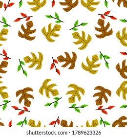 Decoración moderna y sin fisuras. Diseño de vectores para papel, impresiones, tela, decoración interior y otros usuarios