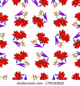 Modern style seamless decorative pattern. Vector design for paper, prints, fabric, interior decor and other users