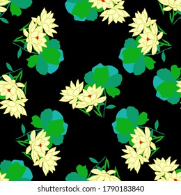 Modern style seamless decorative pattern. Vector design for paper, prints, fabric, interior decor and other users