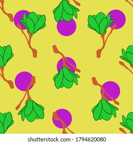 Modern style seamless decorative pattern. Vector design for paper, prints, fabric, interior decor and other users