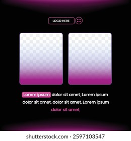 Modern Style Social Media Graphic Design - Bold Style Square Banner