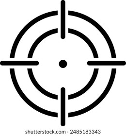 Icono de objetivo de estilo moderno. Archivo de Vector EPS