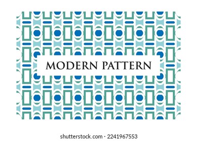 Modern Style Textured Geometric Seamless Pattern