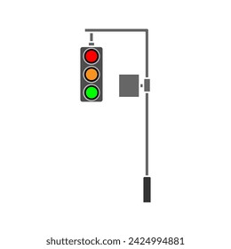 icono de vector de semáforo de estilo moderno