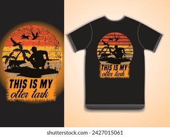 Modern style t-shirt design or metal director poster design or metal director illustration