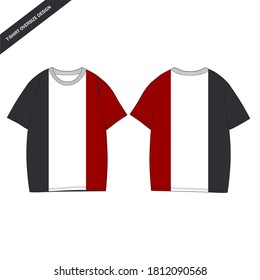 Modern Style T-Shirt Design v5, T-Shirt Modern und Minimalist Vectorize