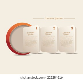 modern style vector abstract origami infographic elements