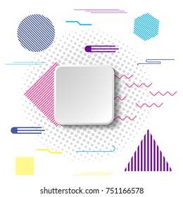 Modern style vector. Abstract pattern.